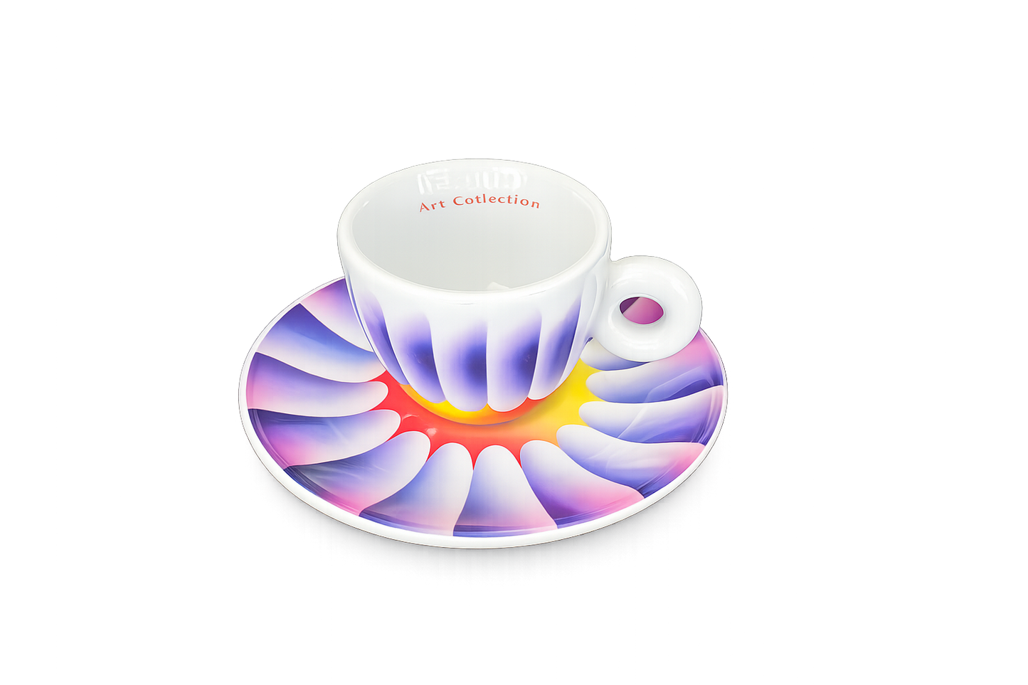illy ART COLLECTION 24624-2 Judy Chicago 2 Tazze da Espresso Numerate e Firmate