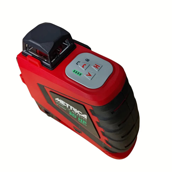 Livella Laser Autolivellante Metrica 3D 360 Gradi Raggio Verde 61410M High Power