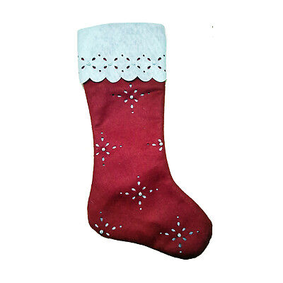 Calza VUOTA Perline lana 36 cm Befana Epifania calze hempty stocking Epiphany