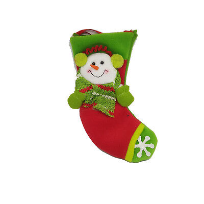 Mini Calza Vuota 15cm per Bambini | Pupazzo Neve | Befana Epifania Calze Piccole