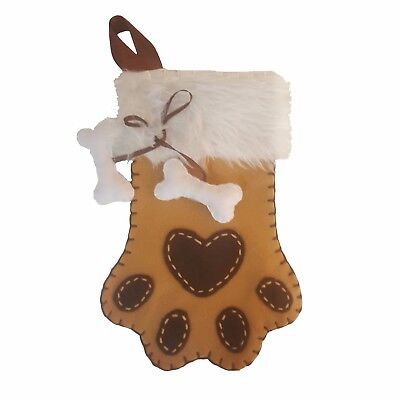 Calza Artigianale Zampa VUOTA 22 cm Befana Epifania calze hempty stocking