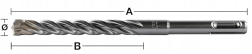Broca SDS-Plus MX4 8x265 - SDS+ MX4 Drill 8x260-1pc
