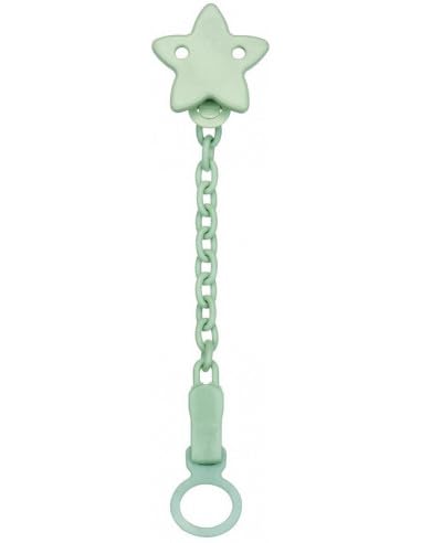 CHICCO Catenella EasyClip Stella | All You Can Clip, Catenena Portaciuccio, Morbide Clip per Bambino Adatta sia Succhietti con Anello e Succhietto con Bottone