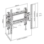Munari Fissa wall monitor support