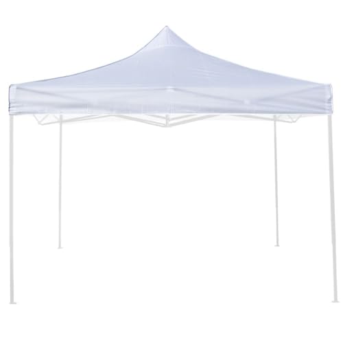 Tetto gazebo richiudibile 3x3mt ricambio tessuto Oxford 600D impermeabile 9005/1