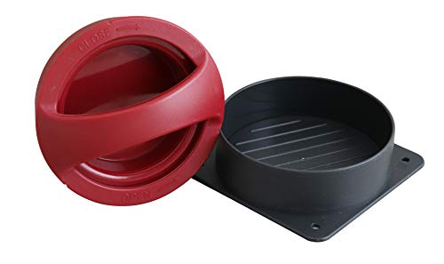 Fackelmann 40808 Pressa per Hamburger Normali e ripieni, Plastica, Multicolore