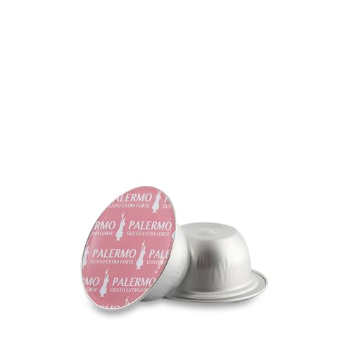 Bialetti Caffè d'Italia, Box 16 Capsules, Palermo, Intensity 12, Compatible with Bialetti closed system machines, 100% Aluminum