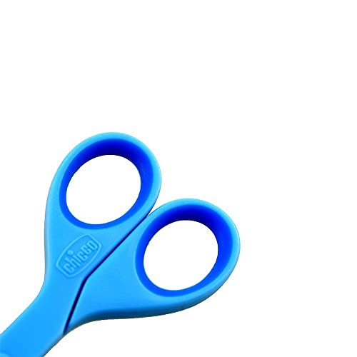 Chicco Forbicine Unghie per Neonati e Bambini, Forbicine in Acciaio Inox con Lame Ricurve e Punte Arrotondate, Cappuccio Protettivo, Impugnatura in Gomma Antiscivolo - Accessori Neonato 0+ Mesi