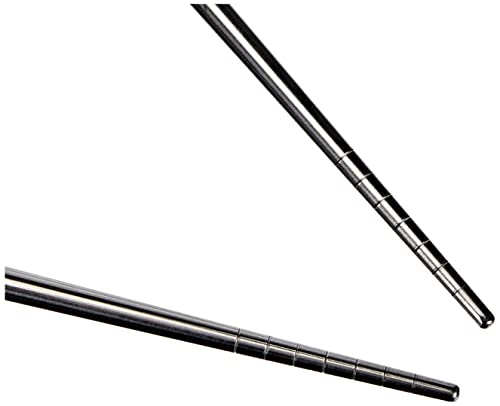 Fackelmann Asia Line Bacchette Cinesi, Acciaio, Argento, 23 x 11.7 x 0.7 cm