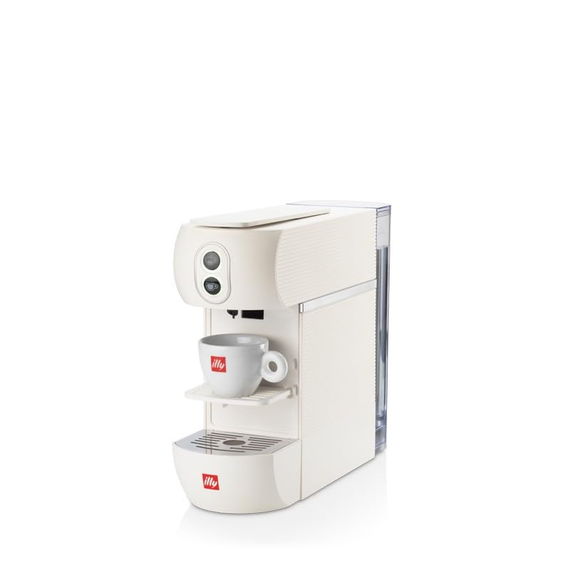 illy Nuova Macchina da Caffè a Cialda ESE 44 mm Filtro Carta 1000 ml, Colore Bianco
