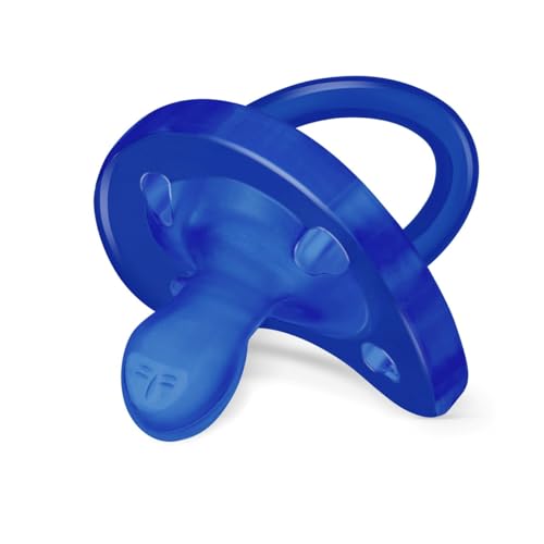 PhysioForma Ciuccio in Silicone 16 - 36 Mesi, Set di Gommotti Morbidi e Delicati, Supportano la Respirazione Fisiologica e Favoriscono il Corretto Sviluppo della Bocca, Azzurro