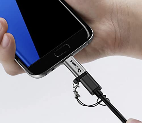 Izoxis Adattatore USB tipo C a Micro USB 2 ricarica trasferimento dati 18933