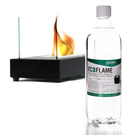 Fire x12 Bioetanolo da 1lt combustibile ecologico naturale inodore camino biocamino