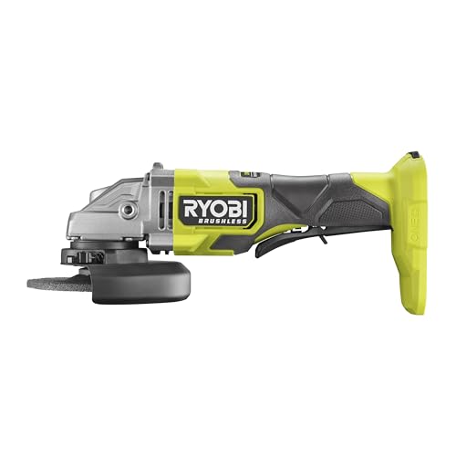 Ryobi RAG18BL-0 Smerigliatrice Angolare Brushless a Batteria 18V ONE+, Batteria Non Inclusa, Diametro Disco 125mm