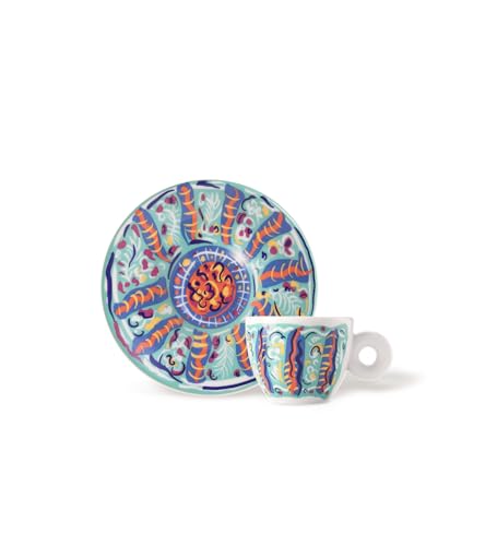 Illy Art Collection Sol Calero | 25366 Un Set da 4 Tazze Espresso, Numerate e Firmate dall'artista