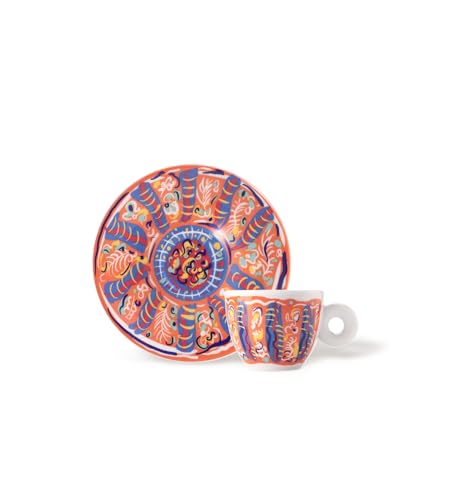 Illy Art Collection Sol Calero | 25366 Un Set da 4 Tazze Espresso, Numerate e Firmate dall'artista