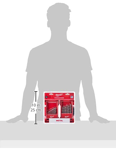Milwaukee 4932352374 Thunder Web HSS-G Set Set di punte per metallo, confezione con 19 pezzi