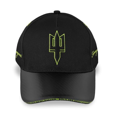 Carpe Diem Shop FUMAGAZZI | Berretto Cappello con Visiera Combo “SquadraCorse” NeroVerde Tema carbonio