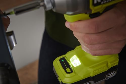 RYOBI RID18BL-0 Avvitatore ad Impulsi Brushless 1/4" a Batteria 18V ONE+, Batteria non Inclusa, 4 Velocità, 4.000 Colpi al Minuto, Coppia 300 Nm