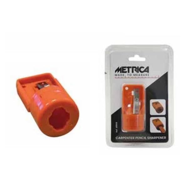 METRICA Temperino per Matite Falegname o Matitone Ovale Muratore Carpentiere