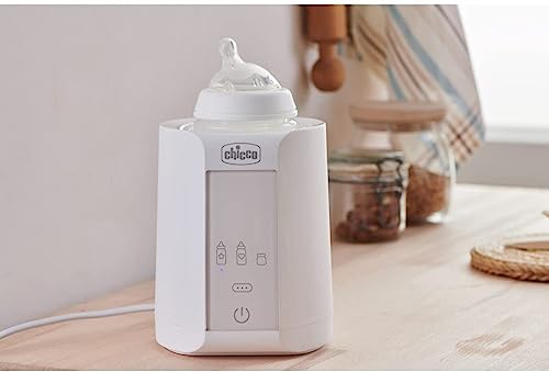 Chicco Scaldabiberon Neonato E Scalda Pappa Con Tre Programmi E Spegnimento Automatico, Bianco, 14 x 14 x 17.5 cm; 481 grammi