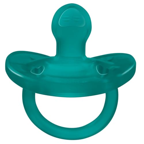 PhysioForma Ciuccio in Silicone 16 - 36 Mesi, Set di Gommotti Morbidi e Delicati, Supportano la Respirazione Fisiologica e Favoriscono il Corretto Sviluppo della Bocca, Azzurro