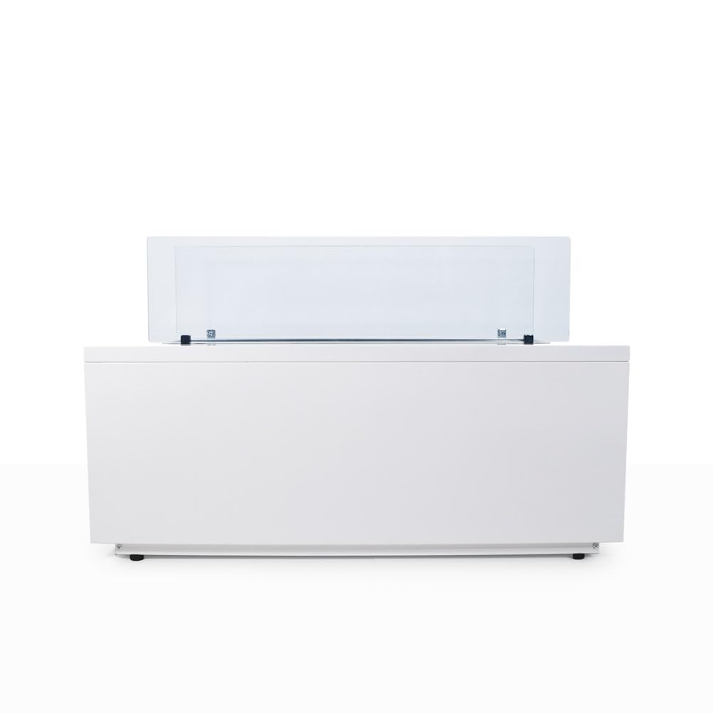Divina Fire Camino a bioetanolo da Terra per Interno Esterno Caravaggio Bianco L100xP40xH40 cm