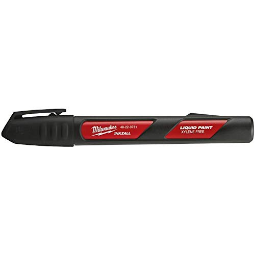 Pennarello Milwaukee Vernice liquida Nero Inkzall 48223712