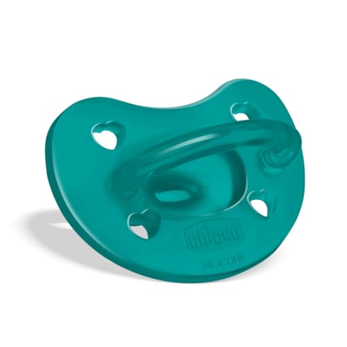 PhysioForma Ciuccio in Silicone 16 - 36 Mesi, Set di Gommotti Morbidi e Delicati, Supportano la Respirazione Fisiologica e Favoriscono il Corretto Sviluppo della Bocca, Azzurro