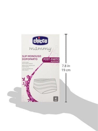 Chicco Mammy Slip Monouso Dopo Parto a Rete, 4 Pezzi