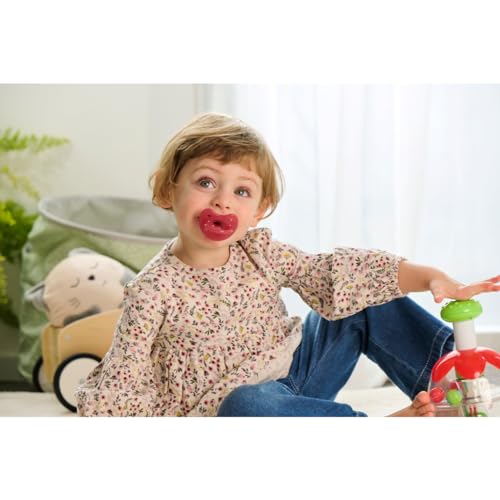 PhysioForma Ciuccio in Silicone 16 - 36 Mesi, Set di Gommotti Morbidi e Delicati, Supportano la Respirazione Fisiologica e Favoriscono il Corretto Sviluppo della Bocca, Rosa