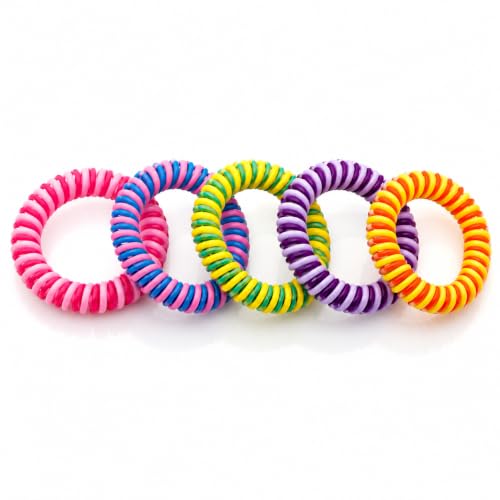 Chicco Braccialetto Natural Protettivo alla Citronella, 3 Pezzi, Colori Assortiti, Plastica, Resistente all'Acqua, dai 3 Anni