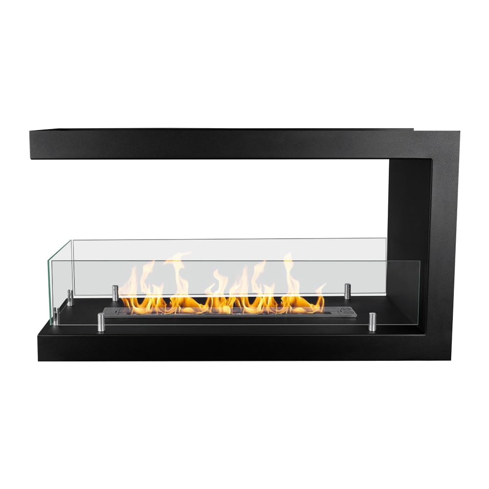 Divina Fire Camino a bioetanolo da Incasso Trifacciale biocamino 3 Lati 90x50 MARATEA 90