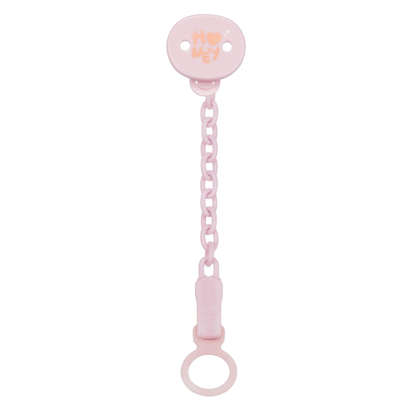 Chicco All You Can Clip, Catenella Portaciuccio, Morbide Clip Portaciuccio per Bambina, Morbida Catenella, Neonato, Rosa