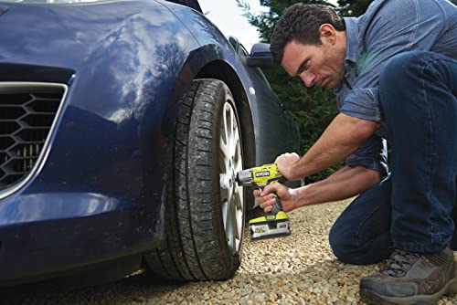 Ryobi RC18120-150 Kit Ryobi con Caricabatterie e 1 Batteria da5.0Ah al Litio 18V ONE+, con 4 Indicatori di Stato di Carica, Grande Autonomia