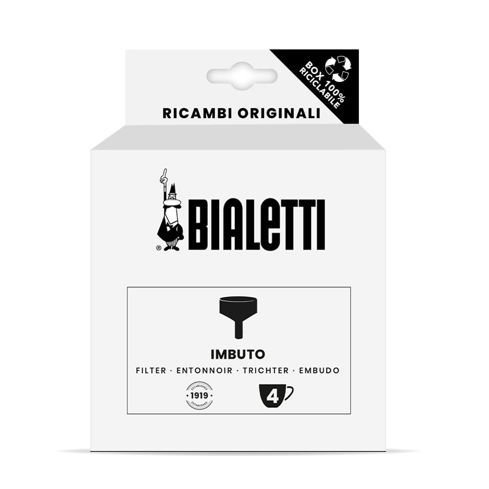Bialetti Spare Parts, Includes 1 Funnel Filter, Compatible with Bialetti 4-cup Orzo Express Moka