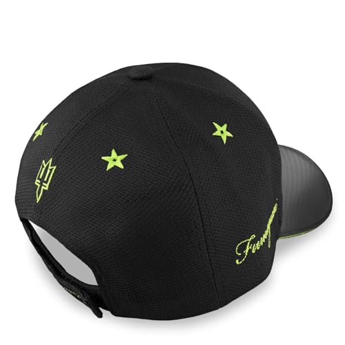 Carpe Diem Shop FUMAGAZZI | Berretto Cappello con Visiera Combo “SquadraCorse” NeroVerde Tema carbonio