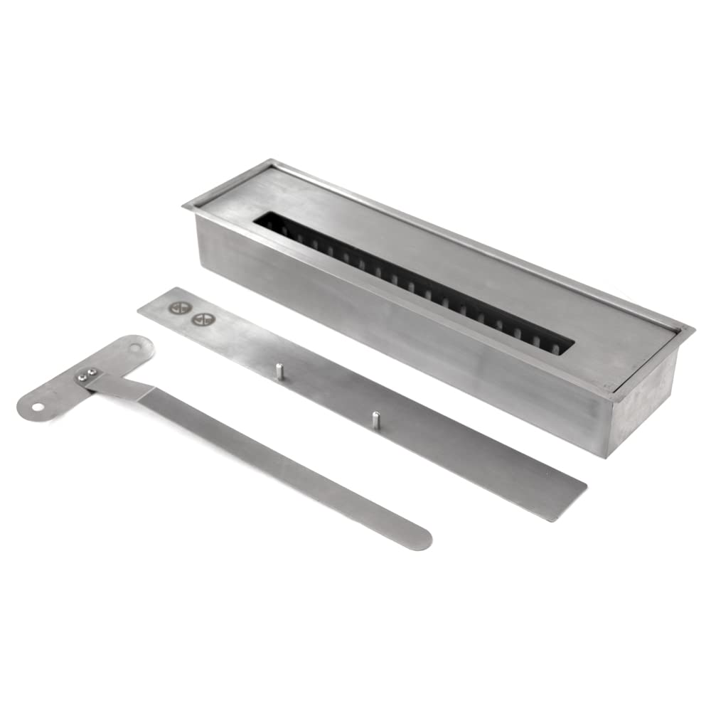 Divina Fire Camino a bioetanolo da Terra Bellini in Legno Effetto Cemento Made in Italy L96 x P35 x H96