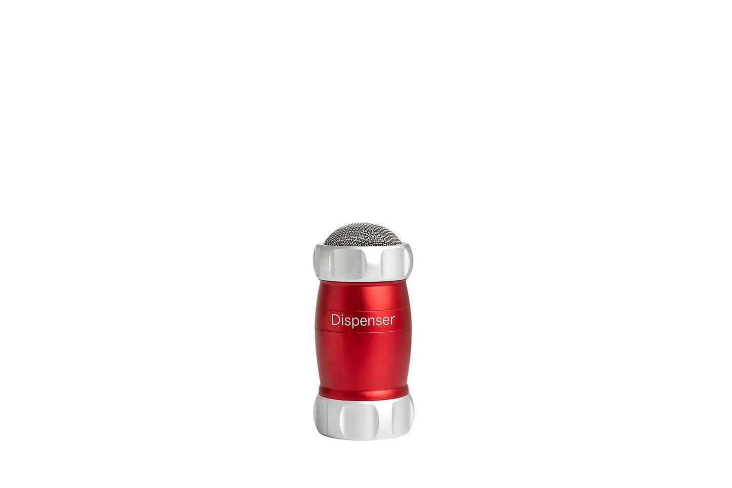 Marcato Spargi Zucchero a Velo, Settaccio da Cucina, Spargicacao in Polvere, anche per Farina e Spezie, in Alluminio, Made in Italy. Modello: Dispenser, Rosso