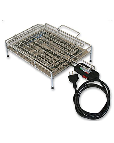 Stella Soc. Grill électrique en acier inoxydable 1900 Watt Made in Italy la Stella - G6