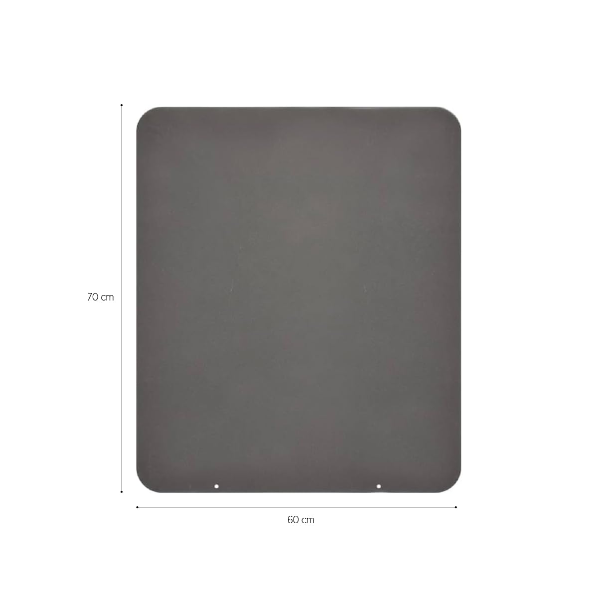 Divina Fire Pedana salvapavimento per stufe a Legna e Pellet in Acciaio 70x60