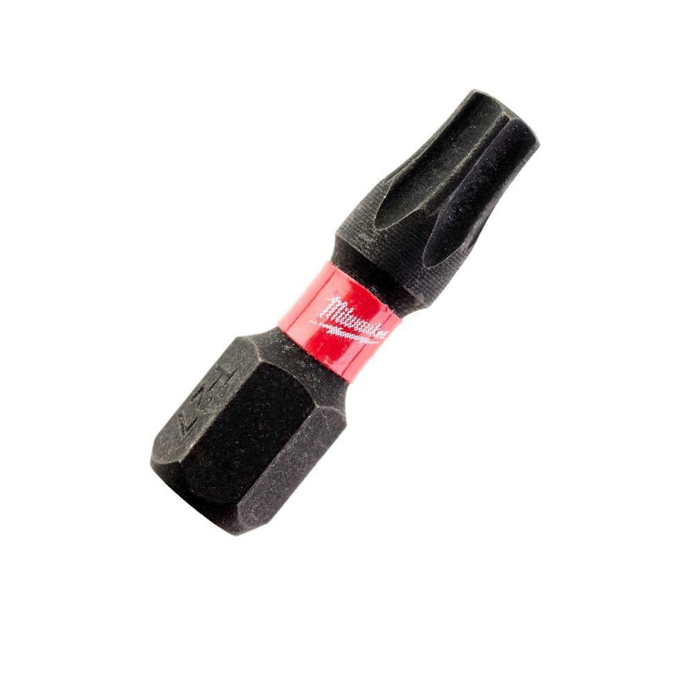 Milwaukee 4002395385461 - Punte per avvitatore Shockwave Gen II, TX27, 25 mm, 2 pezzi