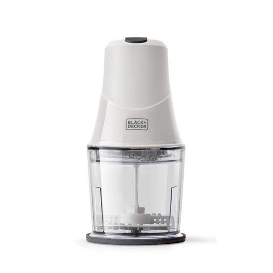 BLACK+DECKER - BXCH260E Mini Tritatutto 260W. Ciotola da 500 ml. con Coperchio. 2 modalità di utilizzo: mescolare e tagliare.