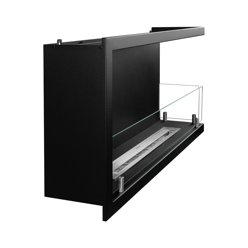 Divina Fire Camino a bioetanolo da Incasso ad Angolo biocamino angolare 90x45 SUTRI 90 DX