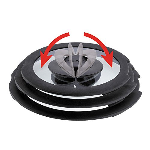 Lagostina Set di Pentole e Padelle Antiaderenti in Alluminio per Induzione, Gas e Forno, 10 Pezzi, Batteria con Casseruola Fonda, Padella, Tegame, Wok, 4 Coperchi, 2 Manici Amovibili