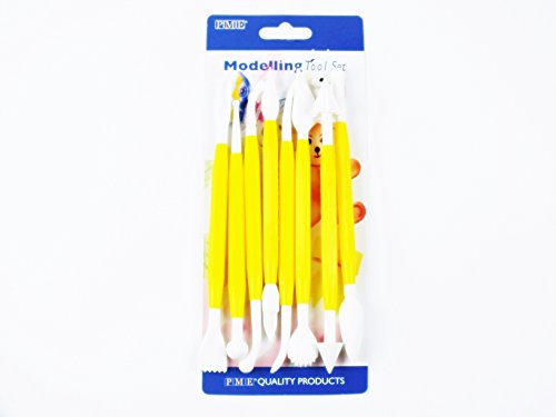 BK123 Set Utensili per Cake Design, Giallo