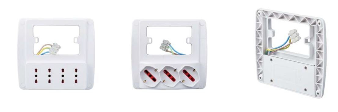 ROSI RS94133 Emilia Smart, Nero, 3 Prese Schuko / Bivalente