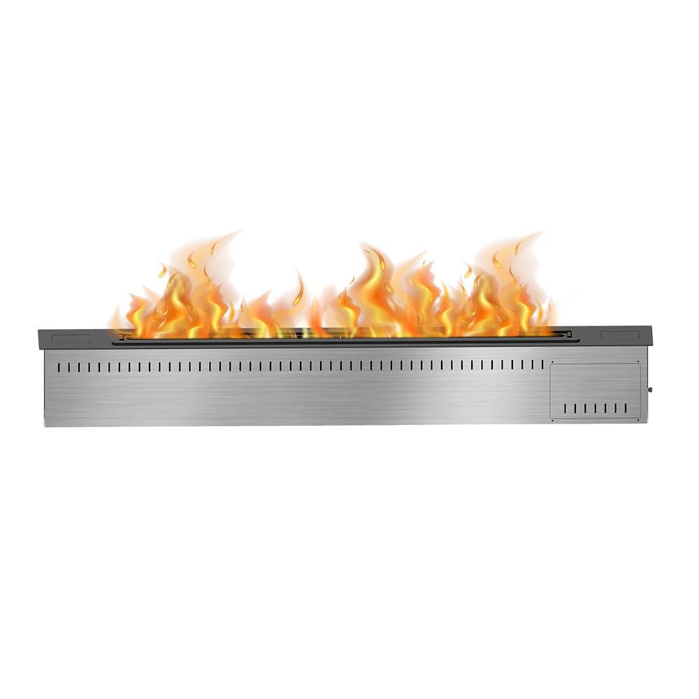 Divina Fire Bruciatore a bioetanolo Smart App Inserto Automatico da Incasso Slim 100