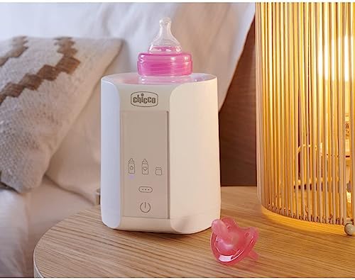 Chicco Scaldabiberon Neonato E Scalda Pappa Con Tre Programmi E Spegnimento Automatico, Bianco, 14 x 14 x 17.5 cm; 481 grammi