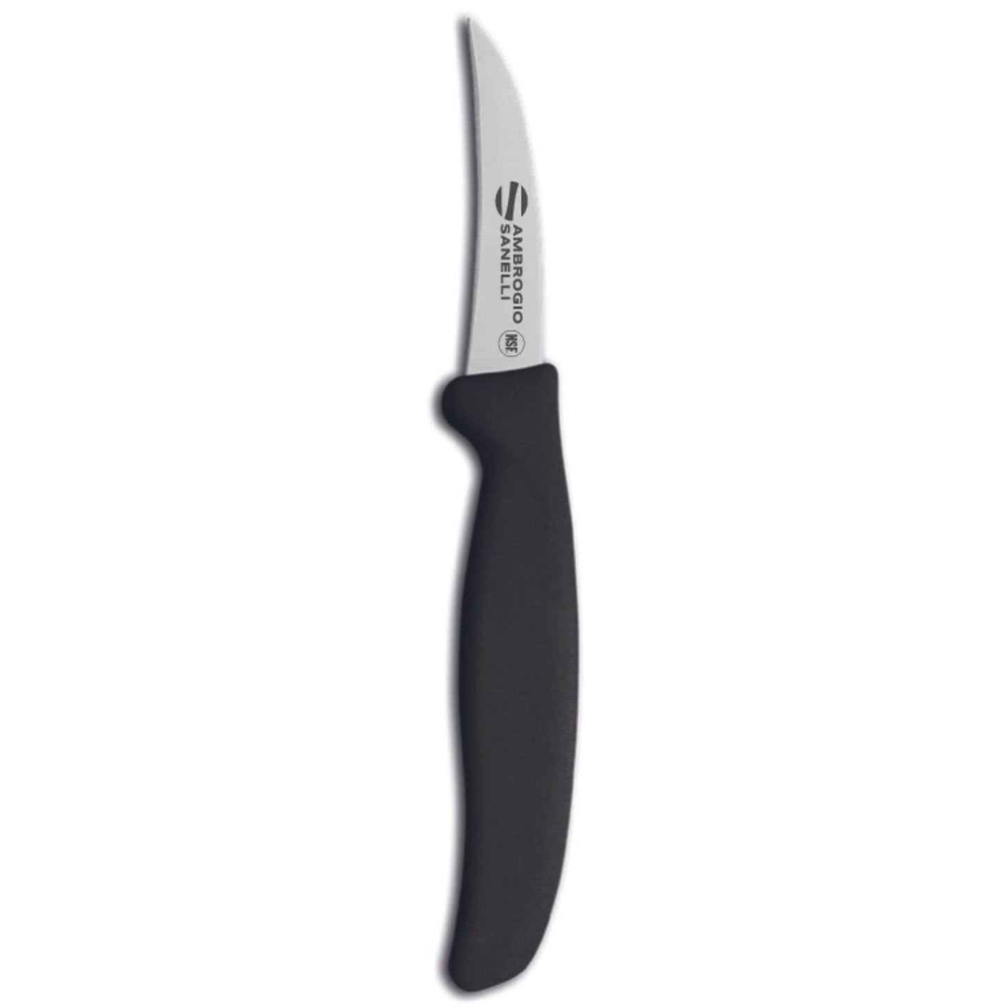 Sanelli Ambrogio, Set 3 Spelucchini, Coltelli da Cucina in Acciaio NitroB, Affilatura Laser, con Manico Ergonomico SEBS, Lavabili in Lavastoviglie, Certificati MOCA e Garantiti a Vita, Made in Italy